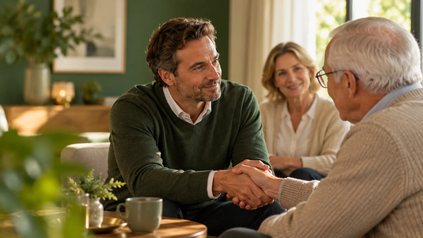 Vertrouwelijk contact tussen mentor en cliënt